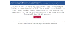 Desktop Screenshot of liveonlinetv247.com